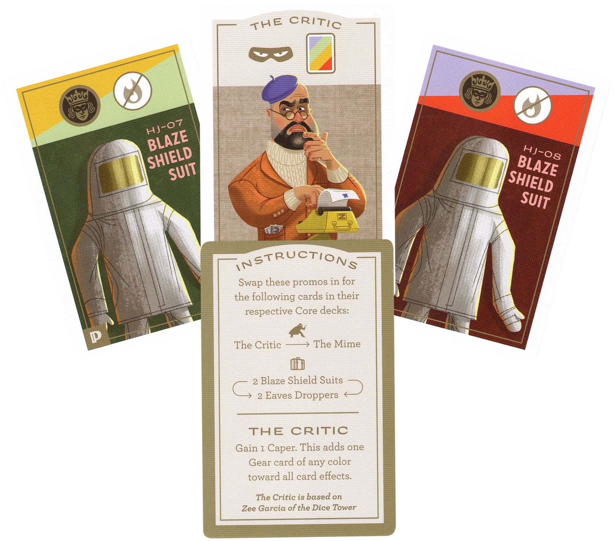 Caper: Europe – Dice Tower 2023 Promo Cards