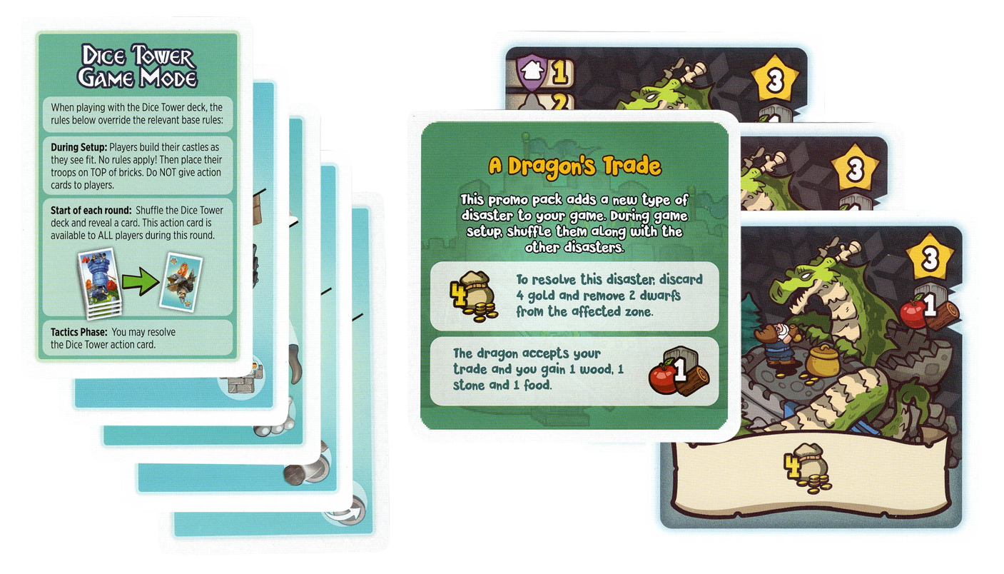 Catapult Feud: Dice Tower Game Mode and Dwar7s Winter: A Dragon's Trade Promo Pack