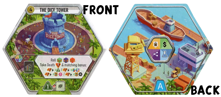 Dinosaur World: The Dice Tower Attraction Tile