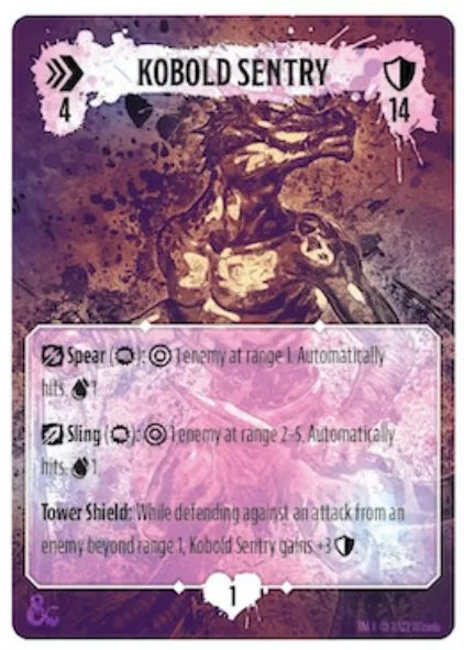 Dungeons & Dragons: Onslaught – Kobold Sentry Foil Promo Card