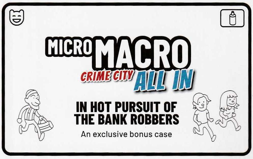 MicroMacro: Crime City - All In - In Hot Pursuit of the Bank Robbers
