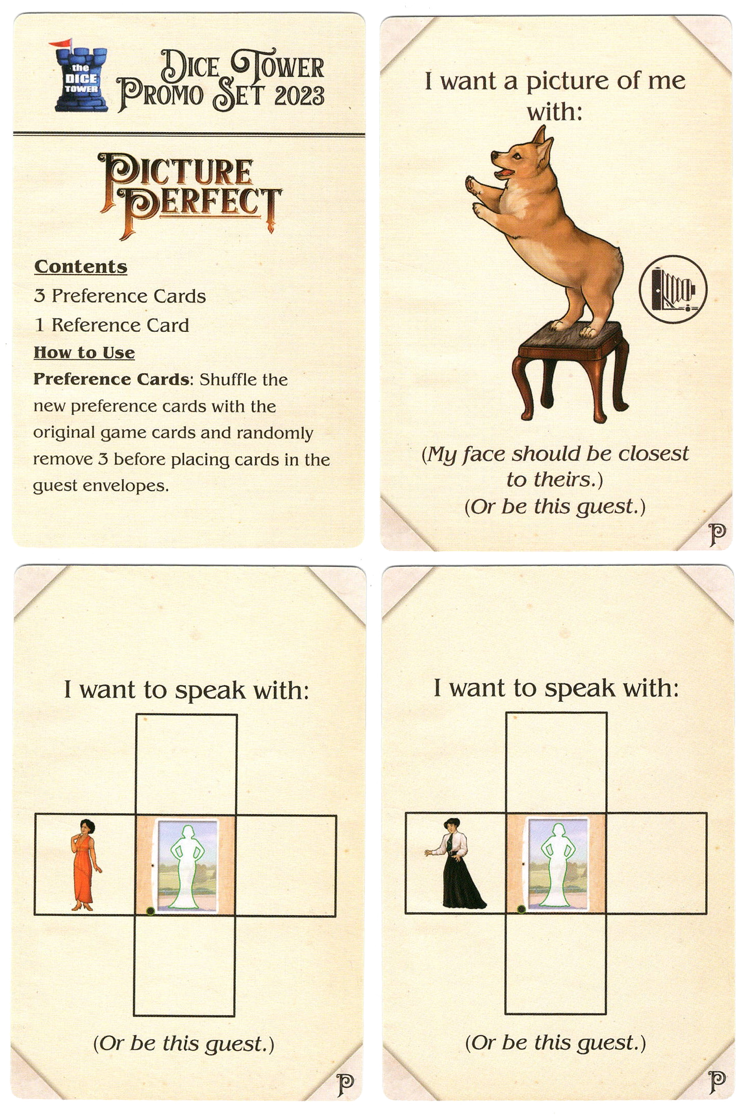 Picture Perfect: Dice Tower Promo Set 2023
