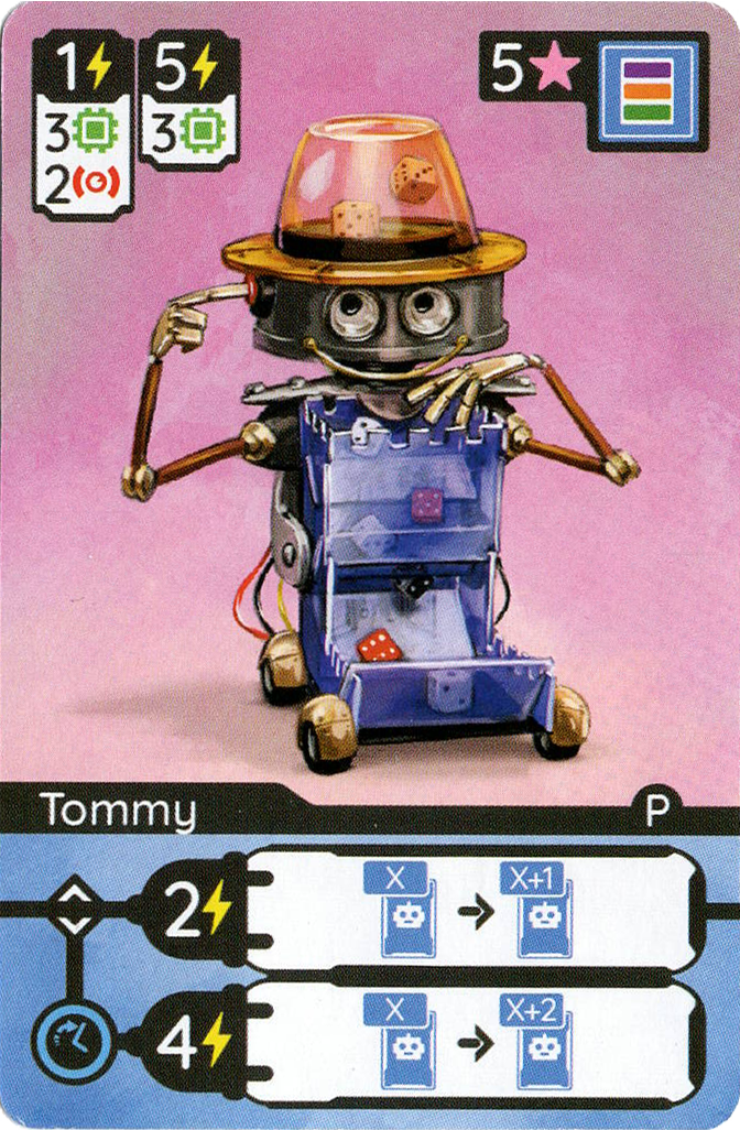 Raising Robots: Tommy Promo Card