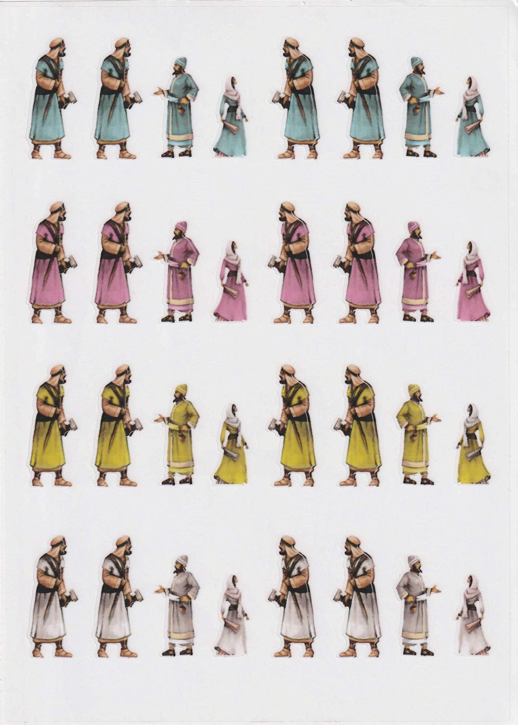 Sabika: Meeple Stickers