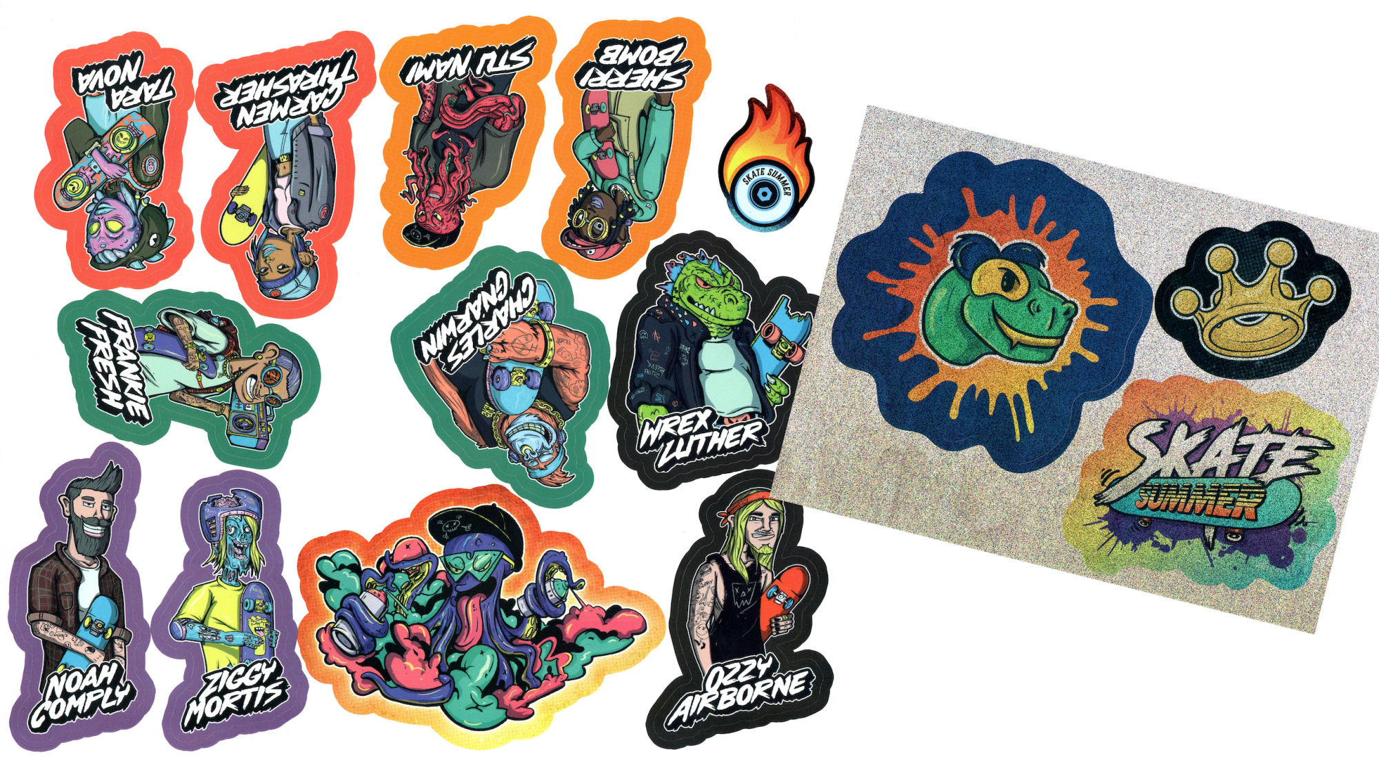 Skate Summer: Sticker Pack
