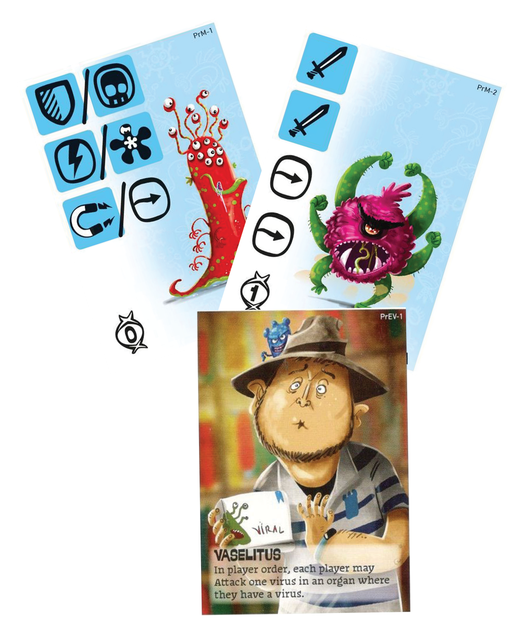 Viral: Con Mutation, Rampage Mutation, and Vaselitus Promo Cards