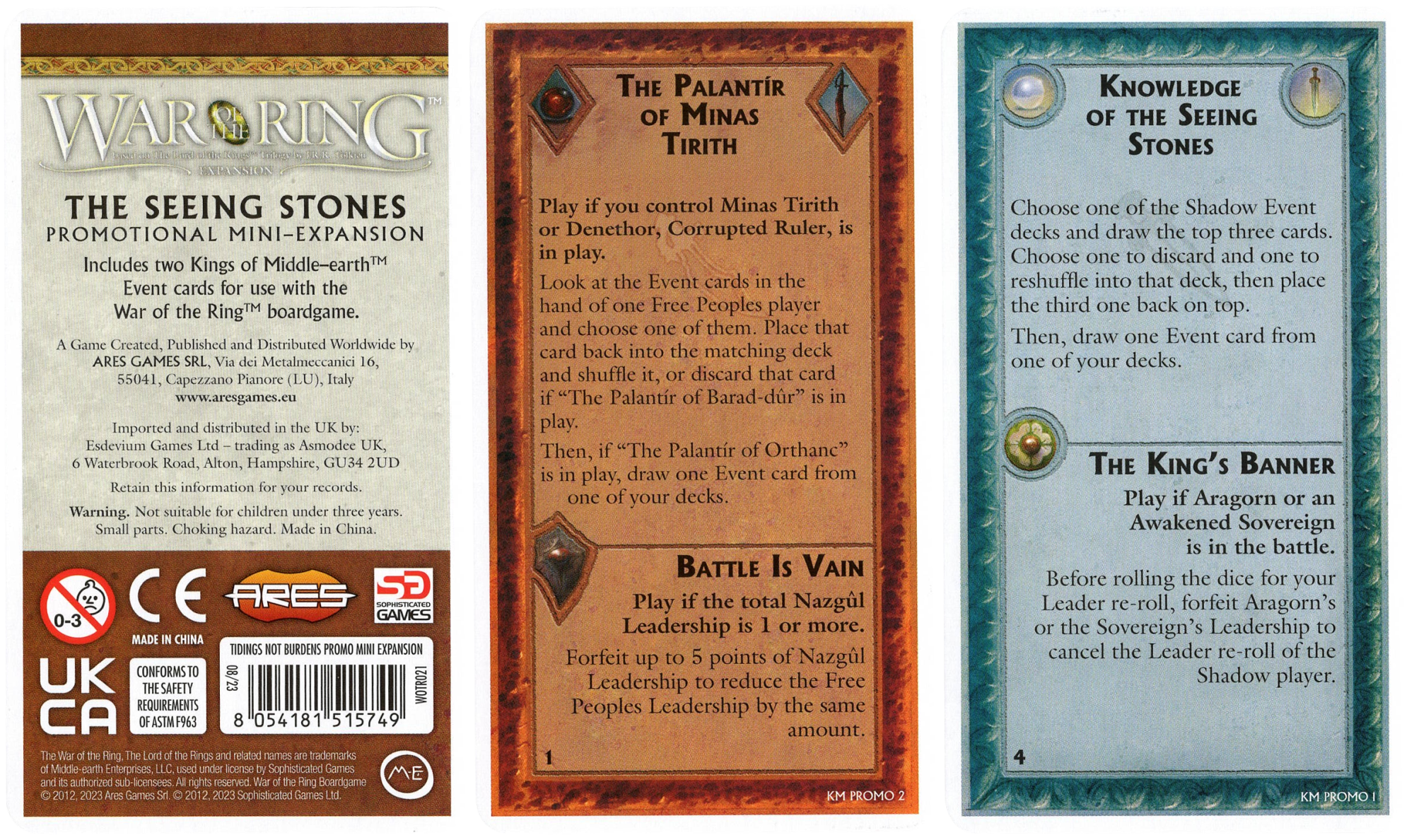 War of the Ring: The Seeing Stones Promo
