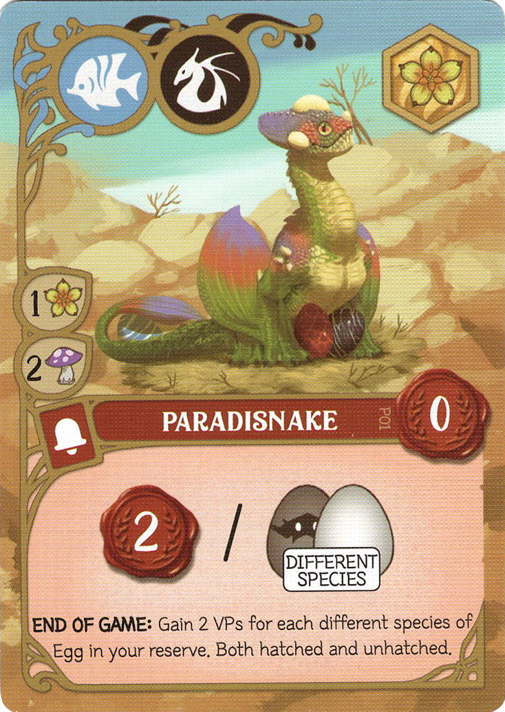 Wondrous Creatures: Paradisnake Promo Card
