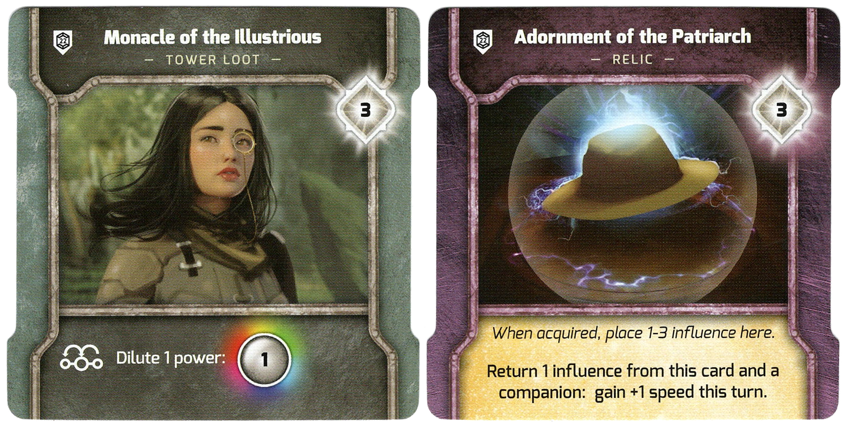 Vindication: Dice Tower 2022 Promo Cards