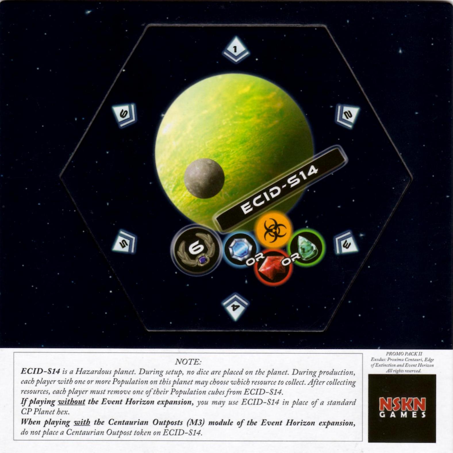Exodus: Proxima Centauri: ECID-S14 Mini-Expansion