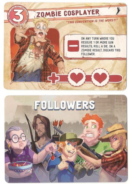 Run Fight or Die: Reloaded – Zombie Cosplayer Promo Card