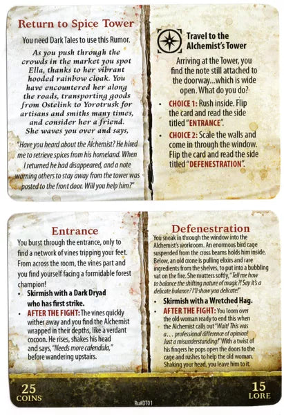 Folklore: The Affliction – Dark Tales Expansion: Return to Spice Tower Rumor Card